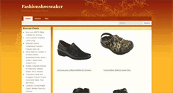 Desktop Screenshot of fashionshoeseaker.com